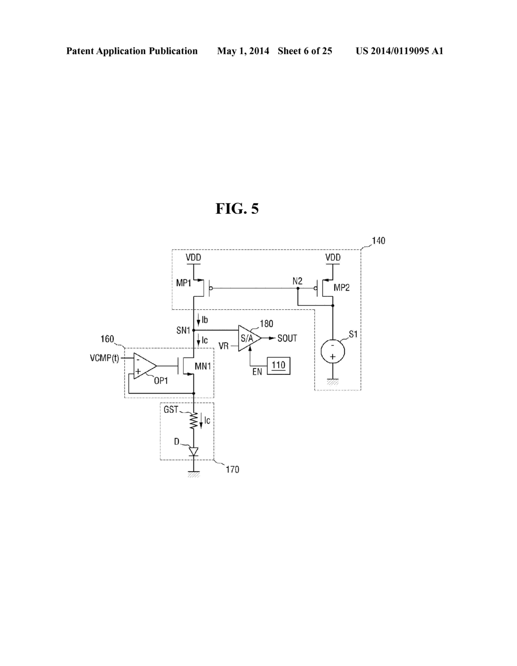 NONVOLATILE MEMORY DEVICE USING VARIABLE RESISTANCE MATERIAL AND METHOD     FOR DRIVING THE SAME - diagram, schematic, and image 07