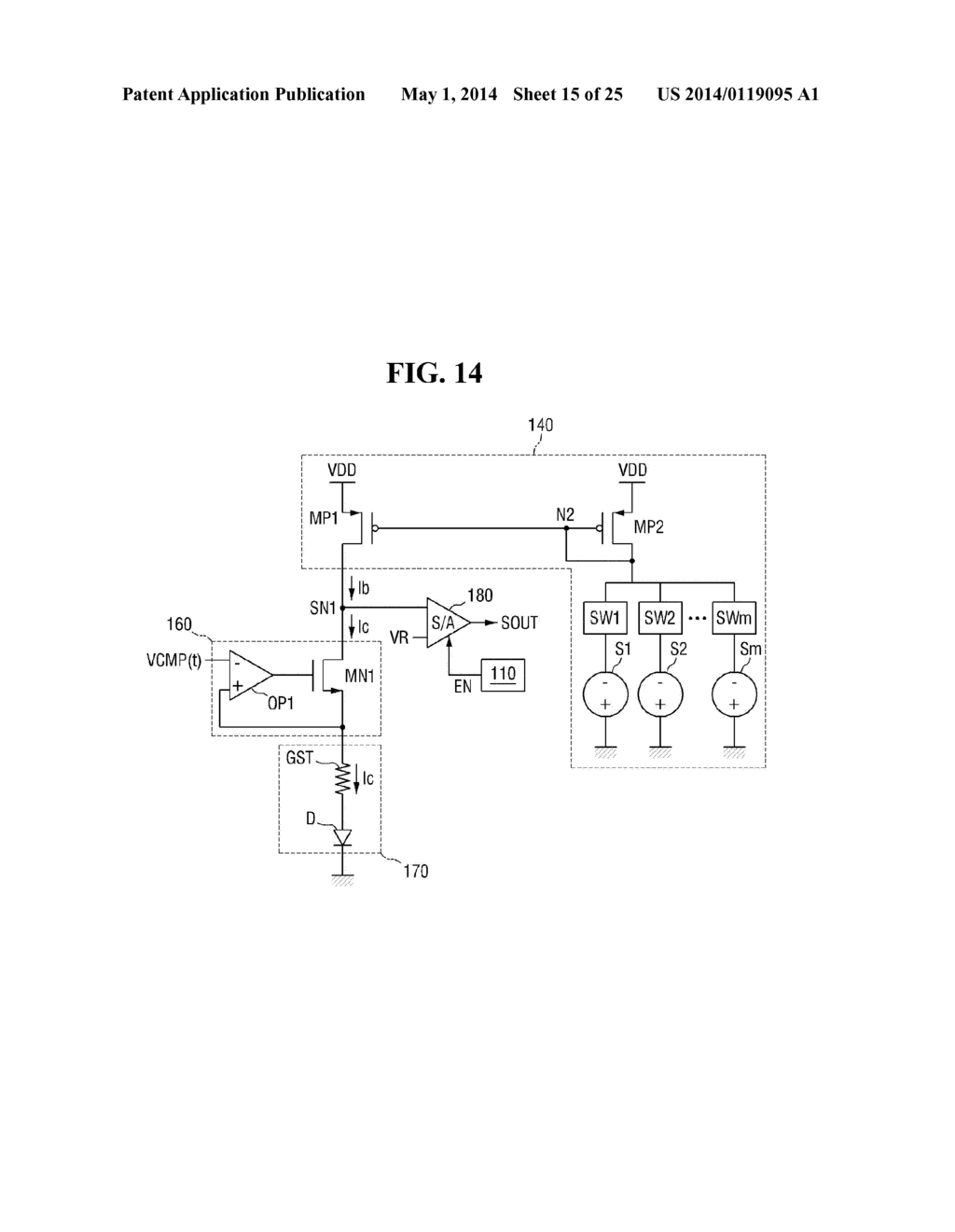 NONVOLATILE MEMORY DEVICE USING VARIABLE RESISTANCE MATERIAL AND METHOD     FOR DRIVING THE SAME - diagram, schematic, and image 16