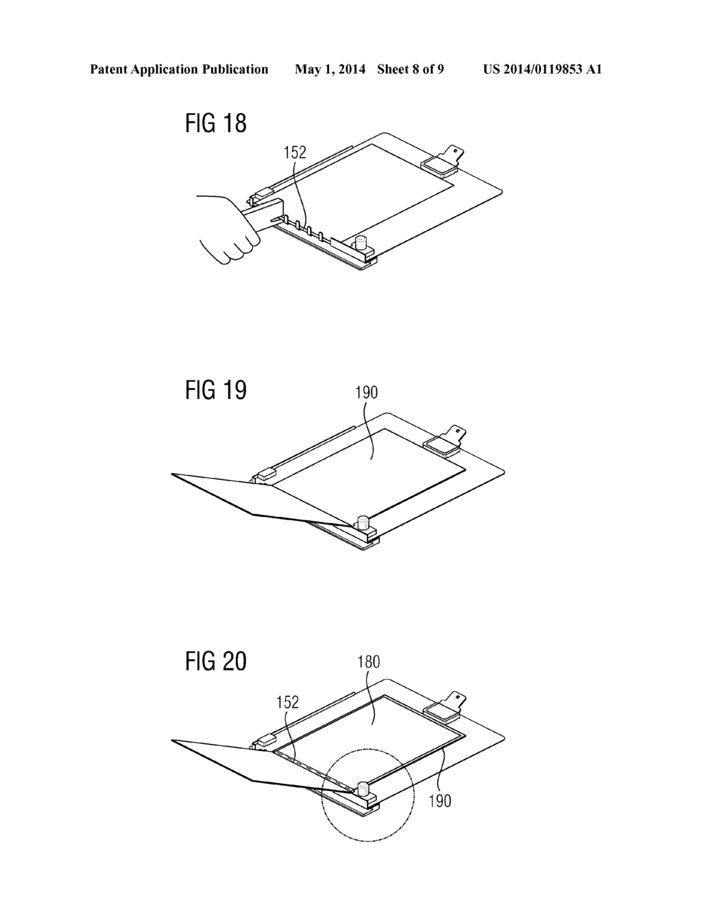 BINDING SUPPORT THAT CAN BE USED IN BOOKBINDING, METHOD FOR BINDING A     BUNDLE OF SHEETS AND DEVICE ARRANGEMENT THAT CAN BE USED IN BOOKBINDING - diagram, schematic, and image 09
