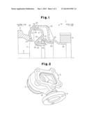 TURBINE HOUSING AND EXHAUST GAS TURBINE SUPERCHARGER diagram and image