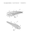 WIND TURBINE ROTOR BLADE WITH FABRIC SKIN AND ASSOCIATED METHOD FOR     ASSEMBLY diagram and image