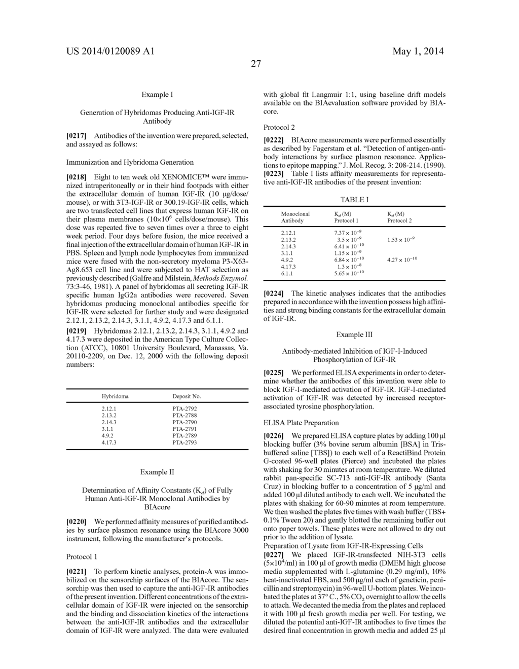 ANTIBODIES TO INSULIN-LIKE GROWTH FACTOR I RECEPTOR - diagram, schematic, and image 53