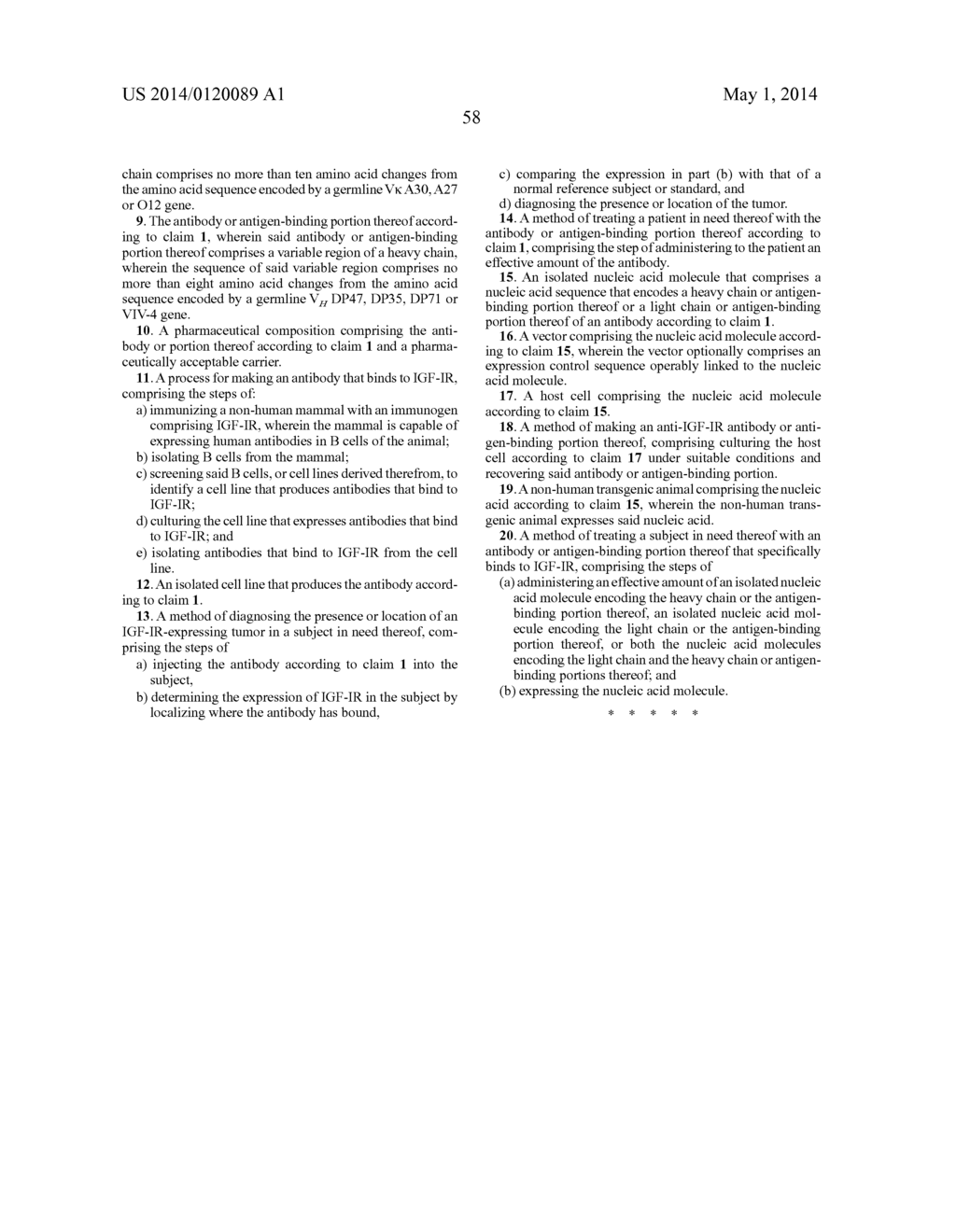 ANTIBODIES TO INSULIN-LIKE GROWTH FACTOR I RECEPTOR - diagram, schematic, and image 84