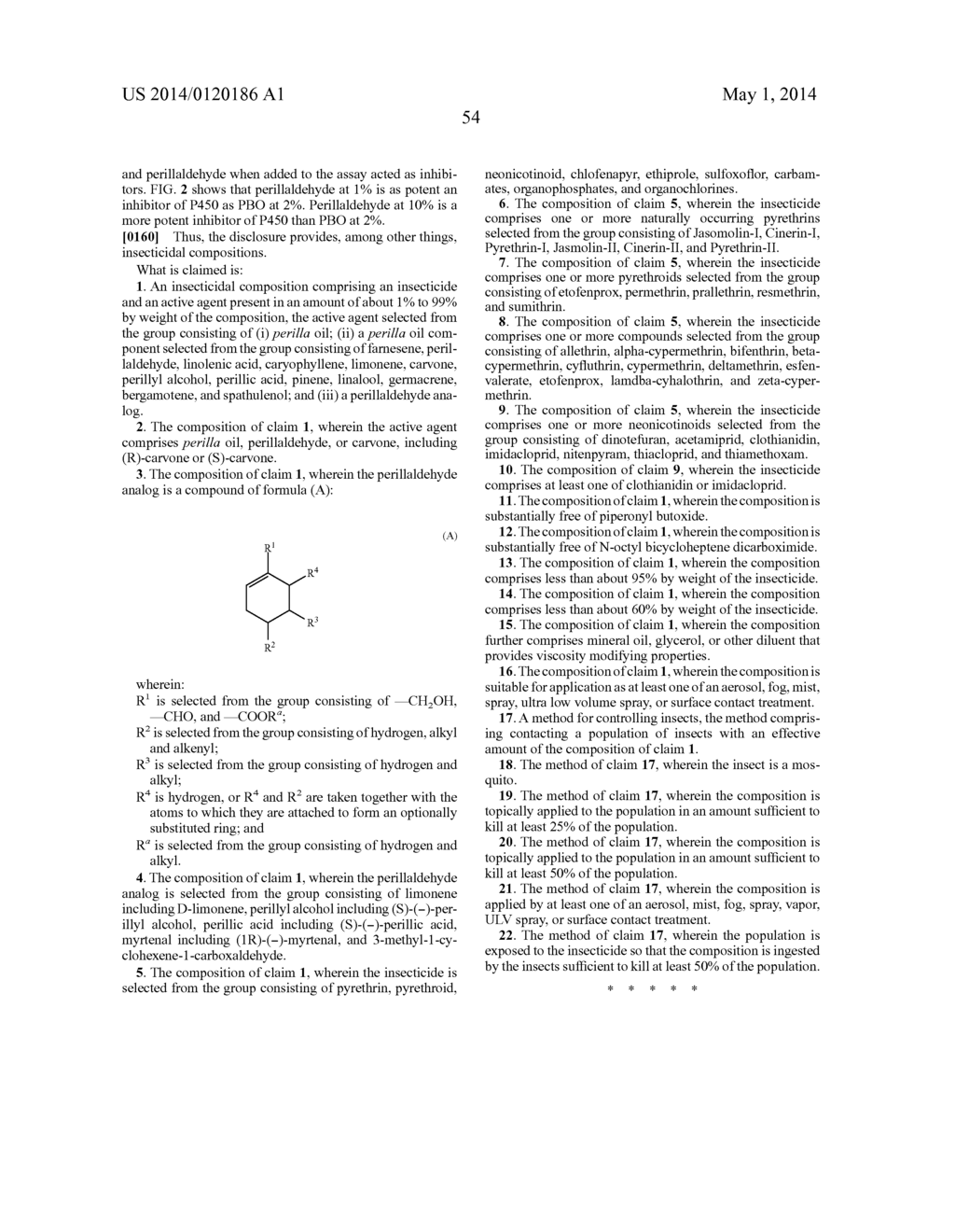 INSECTICIDAL COMPOSITIONS AND METHODS OF USING THE SAME - diagram, schematic, and image 57