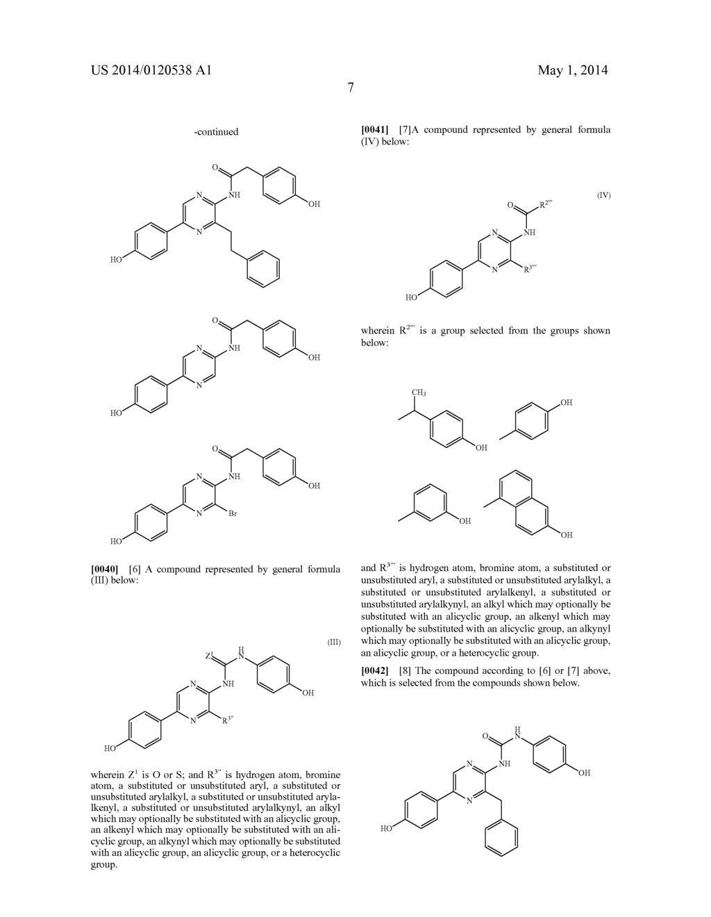 COELENTERAZINE ANALOGUES AND COELENTERAMIDE ANALOGUES - diagram, schematic, and image 16