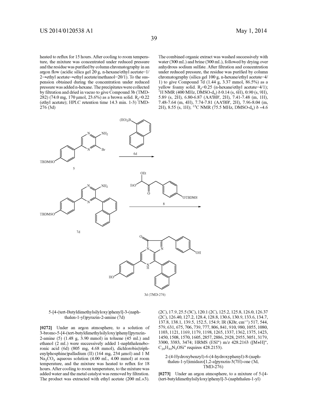 COELENTERAZINE ANALOGUES AND COELENTERAMIDE ANALOGUES - diagram, schematic, and image 48