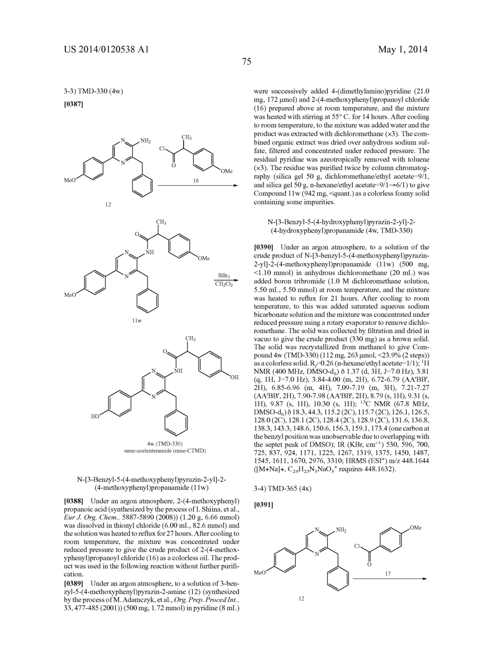 COELENTERAZINE ANALOGUES AND COELENTERAMIDE ANALOGUES - diagram, schematic, and image 84