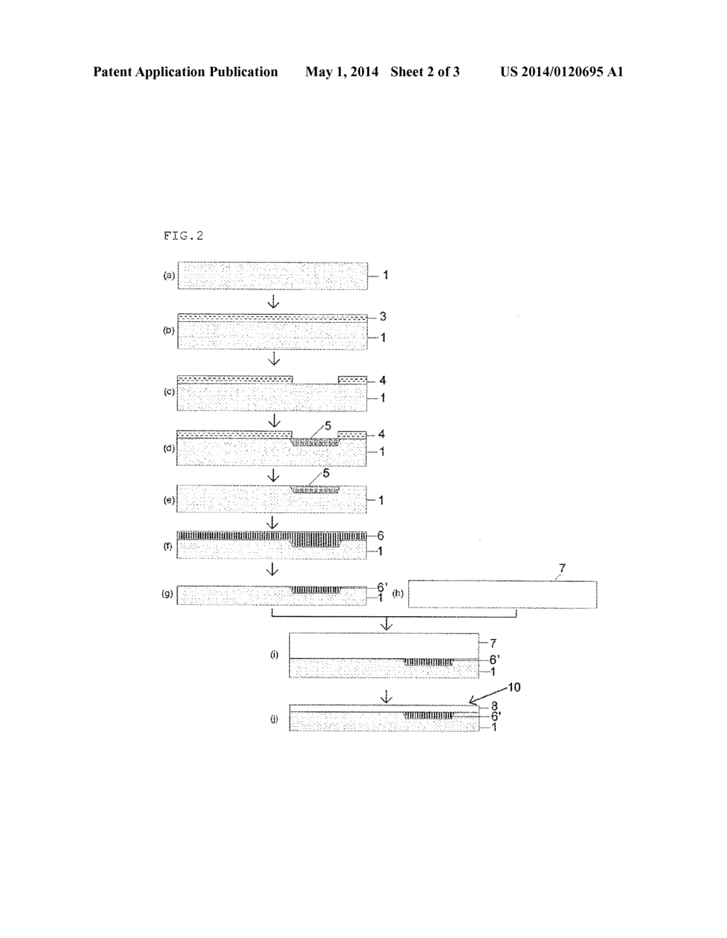 METHOD FOR MANUFACTURING BONDED SUBSTRATE HAVING AN INSULATOR LAYER IN     PART OF BONDED SUBSTRATE - diagram, schematic, and image 03