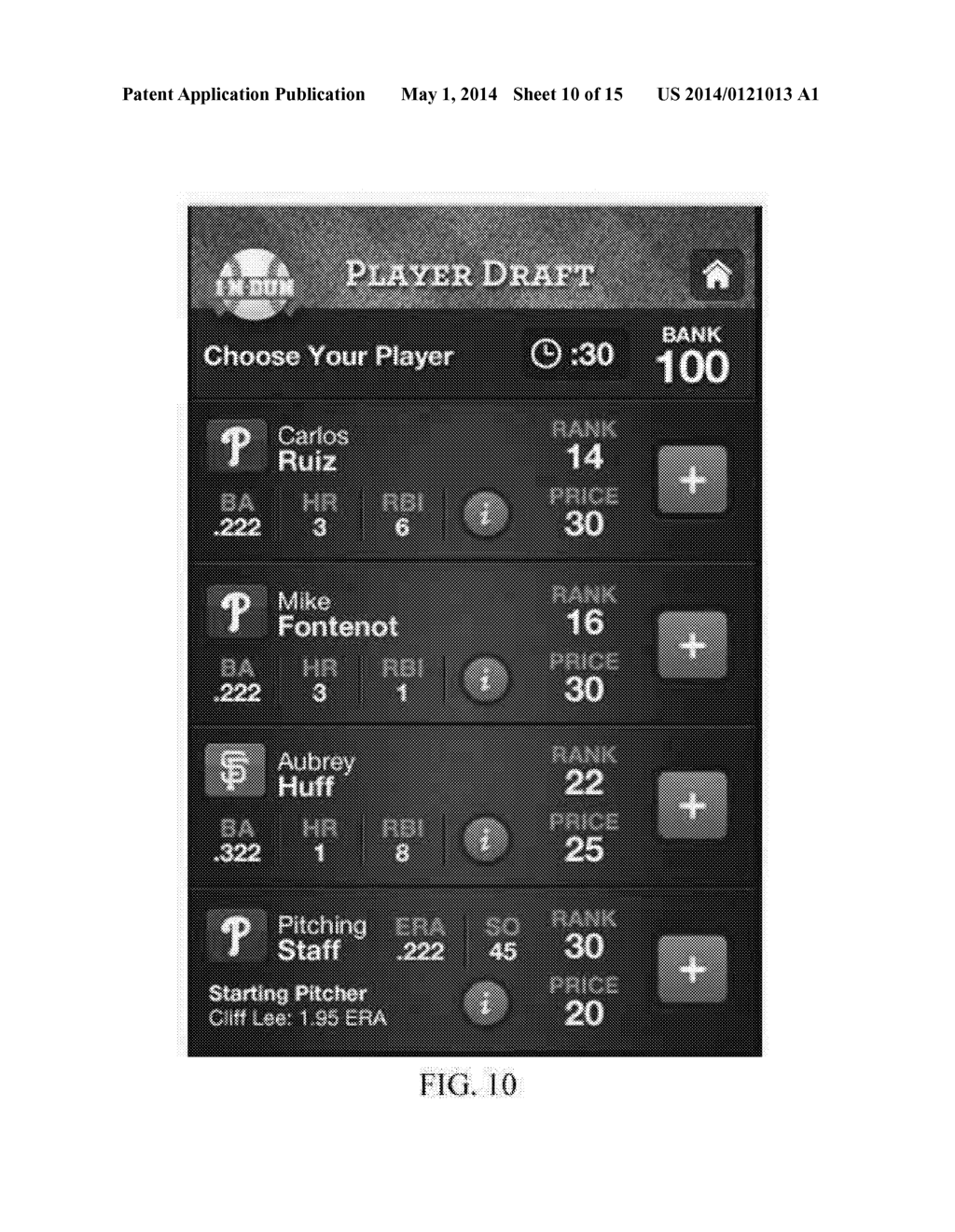 INTERACTIVE FANTASY SPORTS GAMING SYSTEM - diagram, schematic, and image 11