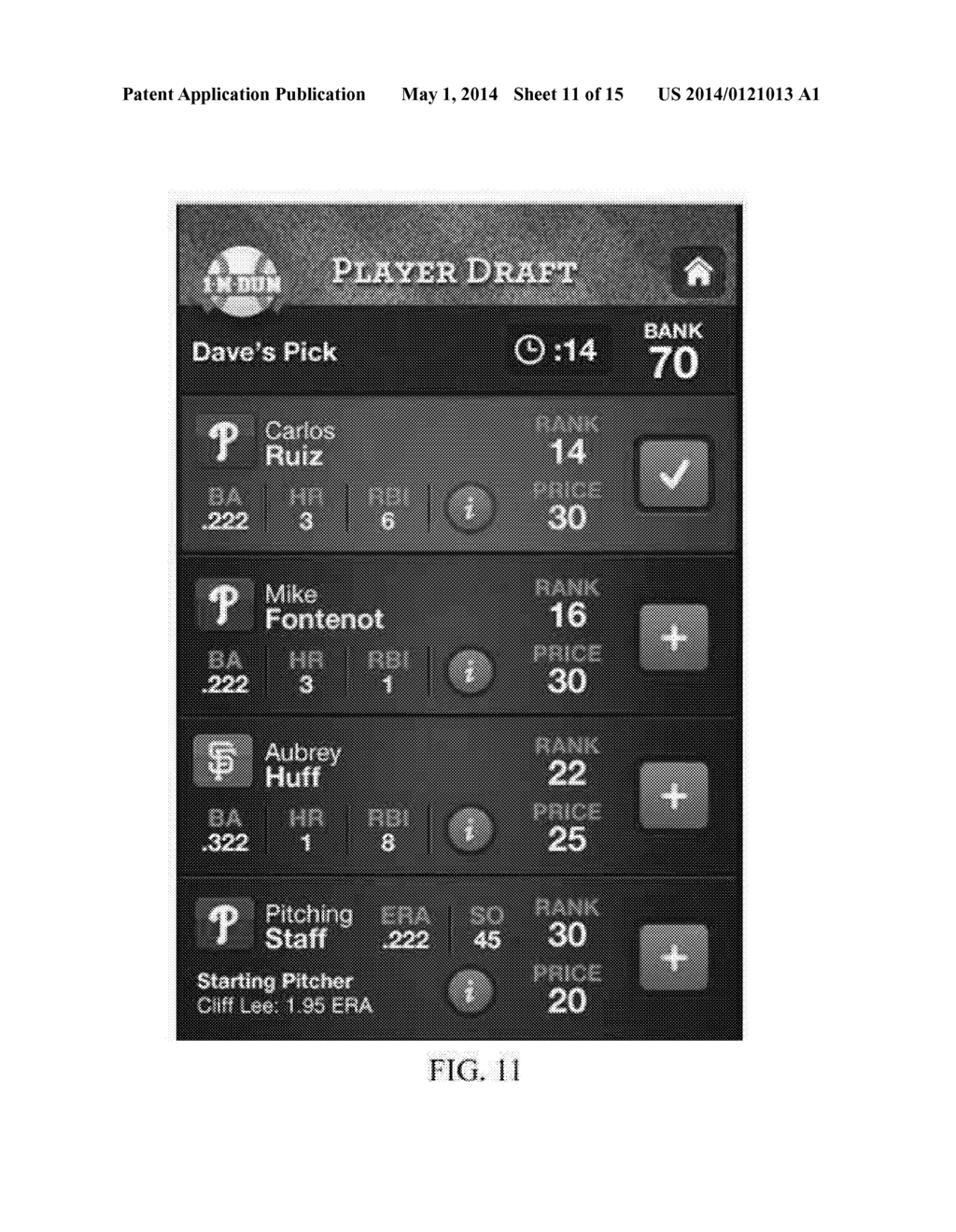 INTERACTIVE FANTASY SPORTS GAMING SYSTEM - diagram, schematic, and image 12