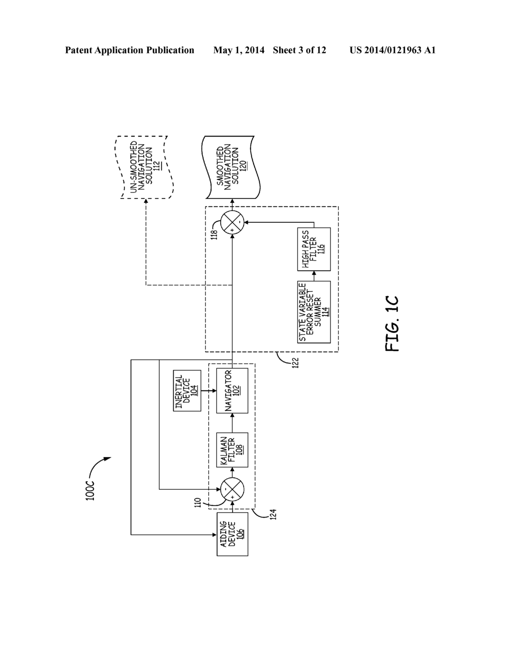 SMOOTHED NAVIGATION SOLUTION USING FILTERED RESETS - diagram, schematic, and image 04