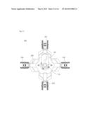 ROBOT USING MULTI-OUTPUT DIFFERENTIAL GEAR diagram and image