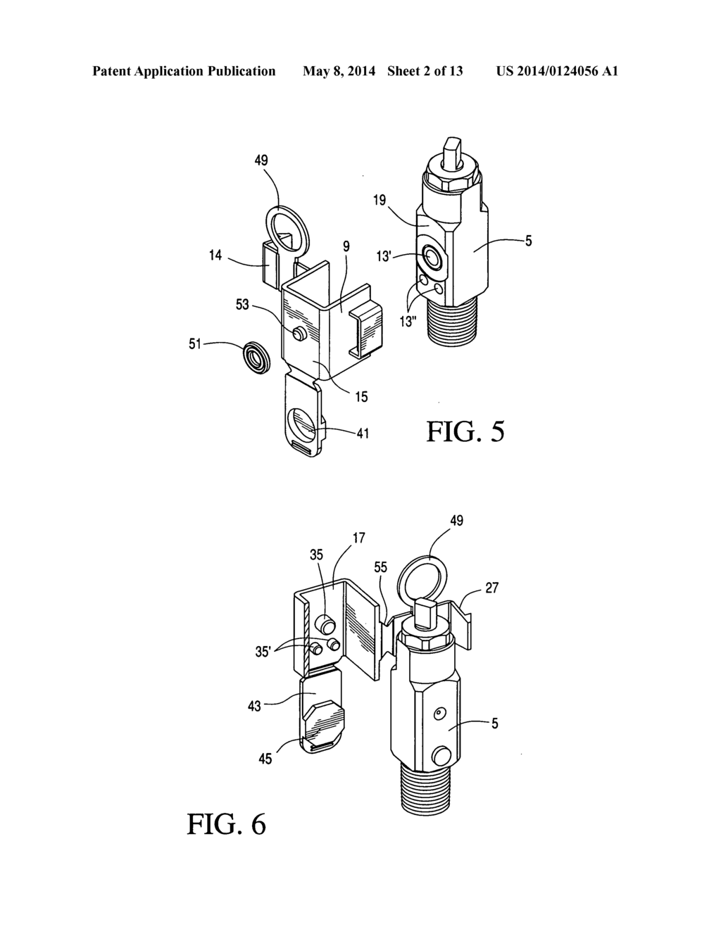 Wrap-around gas bottle valve body protective device - diagram, schematic, and image 03