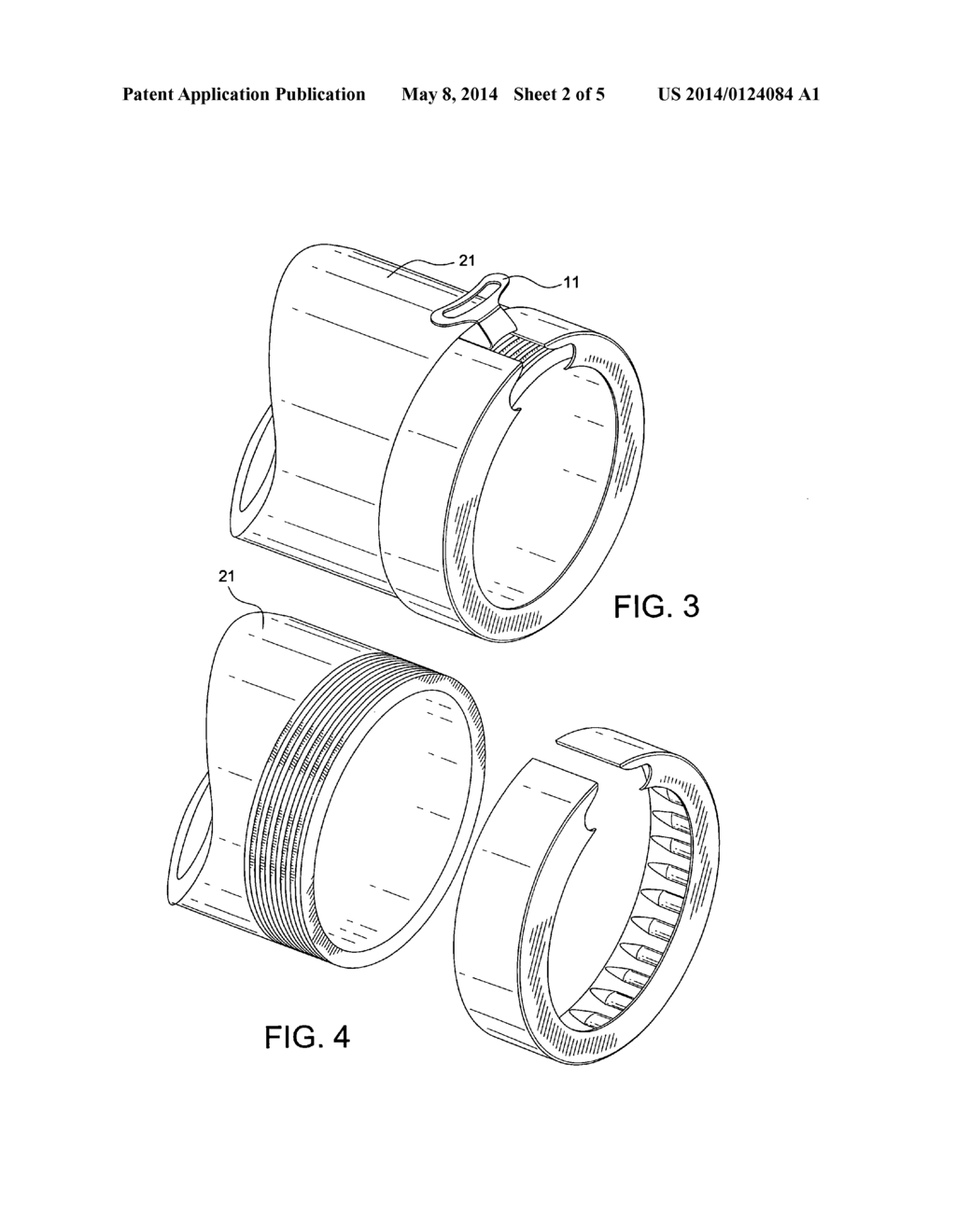 Open ended industrial pipe cap - diagram, schematic, and image 03