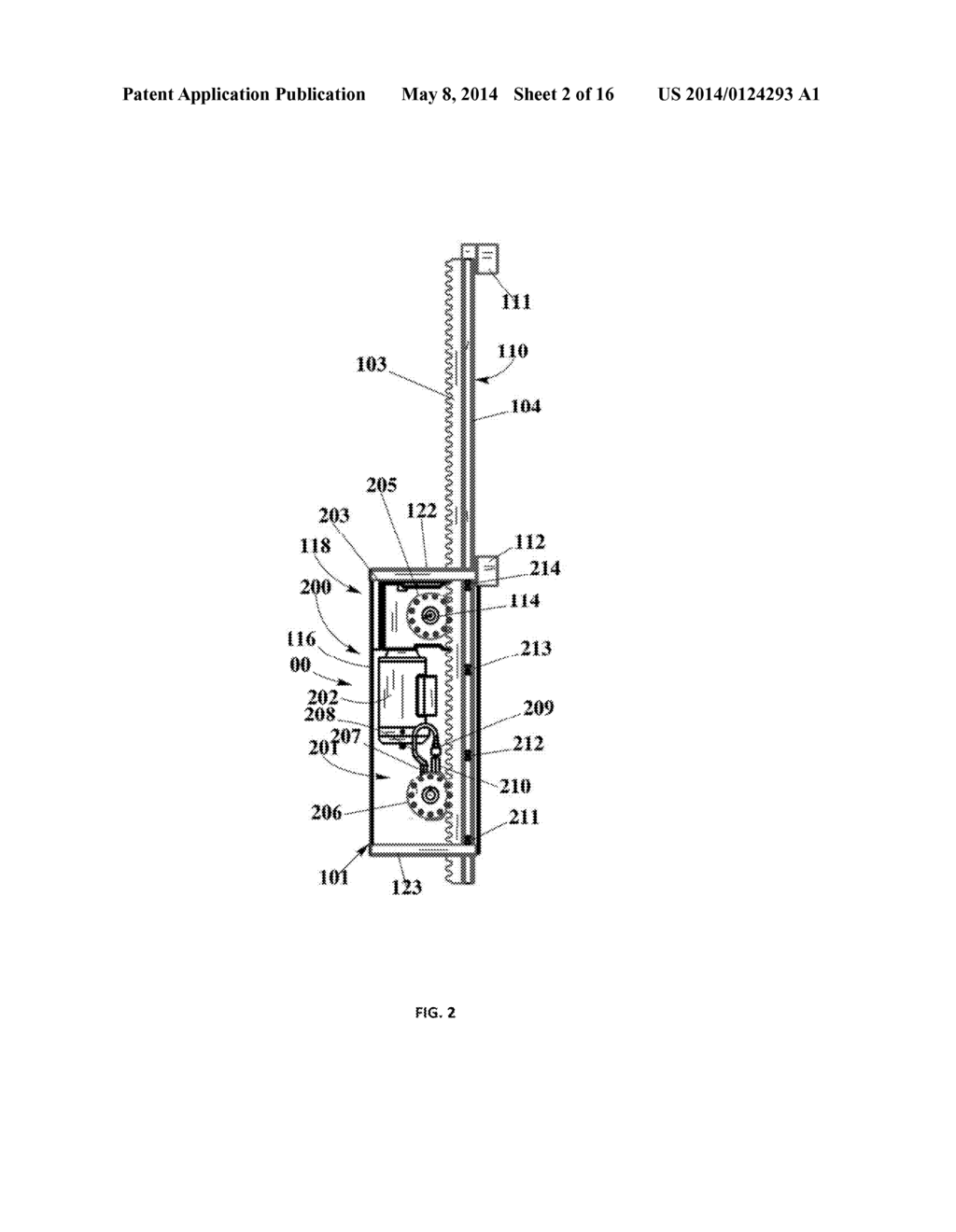 RACK AND ROLLER PINION LIFT SYSTEM - diagram, schematic, and image 03