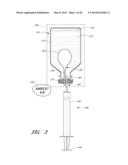 ADAPTORS FOR REMOVING MEDICINAL FLUIDS FROM A CONTAINER diagram and image