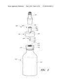 ADAPTORS FOR REMOVING MEDICINAL FLUIDS FROM A CONTAINER diagram and image