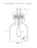 ADAPTORS FOR REMOVING MEDICINAL FLUIDS FROM A CONTAINER diagram and image