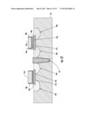 SEMICONDUCTOR DEVICE INCLUDING LOW-K DIELECTRIC CAP LAYER FOR GATE     ELECTRODES AND RELATED METHODS diagram and image