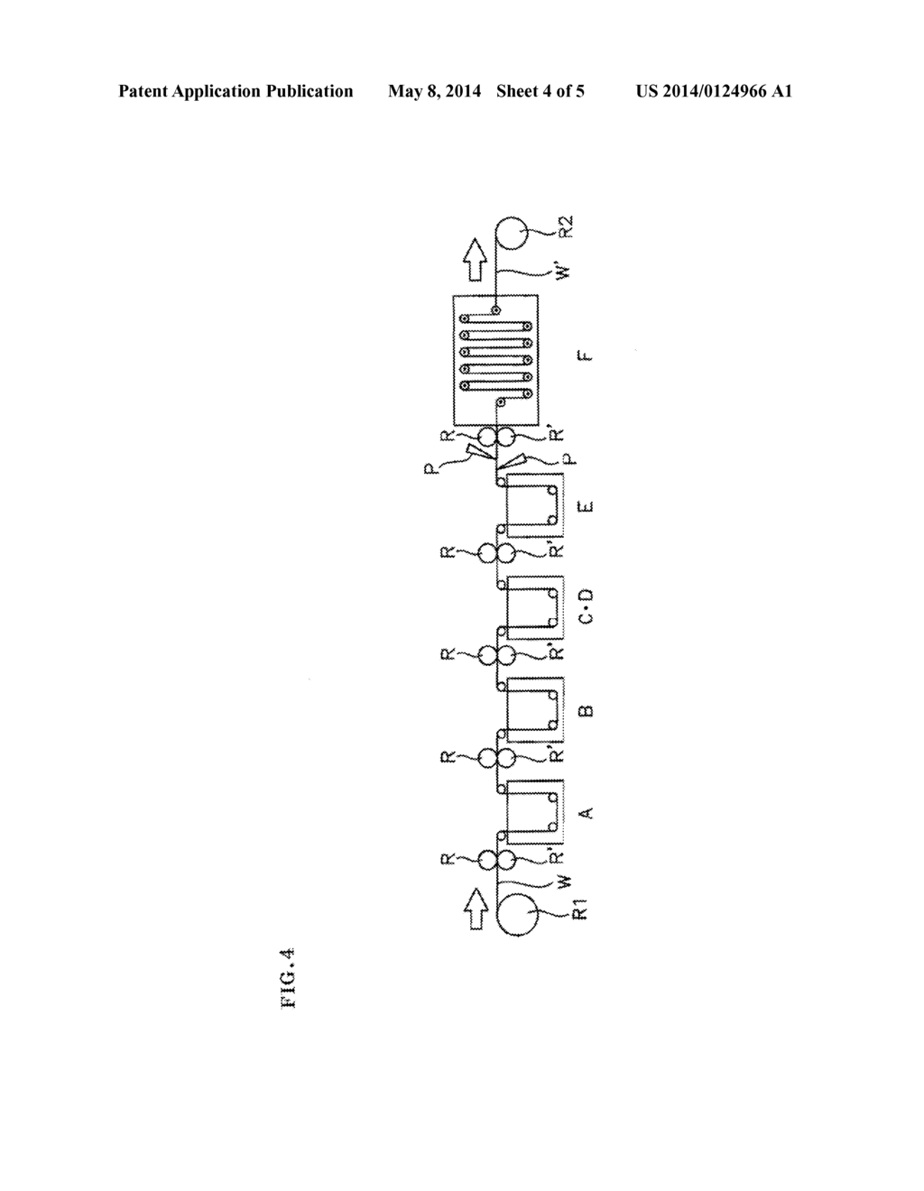 METHOD AND DEVICE FOR MANUFACTURING TREATED FILM - diagram, schematic, and image 05