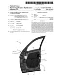 DOOR ASSEMBLY WITH CARRIER WITH INTRUSION MEMBER diagram and image