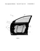 DOOR ASSEMBLY WITH CARRIER WITH INTRUSION MEMBER diagram and image