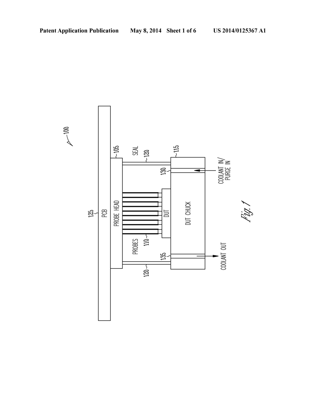 SEAL METHOD FOR DIRECT LIQUID COOLING OF PROBES USED AT FIRST LEVEL     INTERCONNECT - diagram, schematic, and image 02