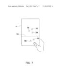 METHOD FOR INPUTTING INSTRUCTION AND PORTABLE ELECTRONIC DEVICE AND     COMPUTER READABLE RECORDING MEDIUM diagram and image