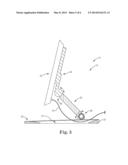 Display Stand with Cable Routing Underpass diagram and image