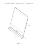 PORTABLE ELECTRONIC DEVICE WITH HINGE STRUCTURE diagram and image