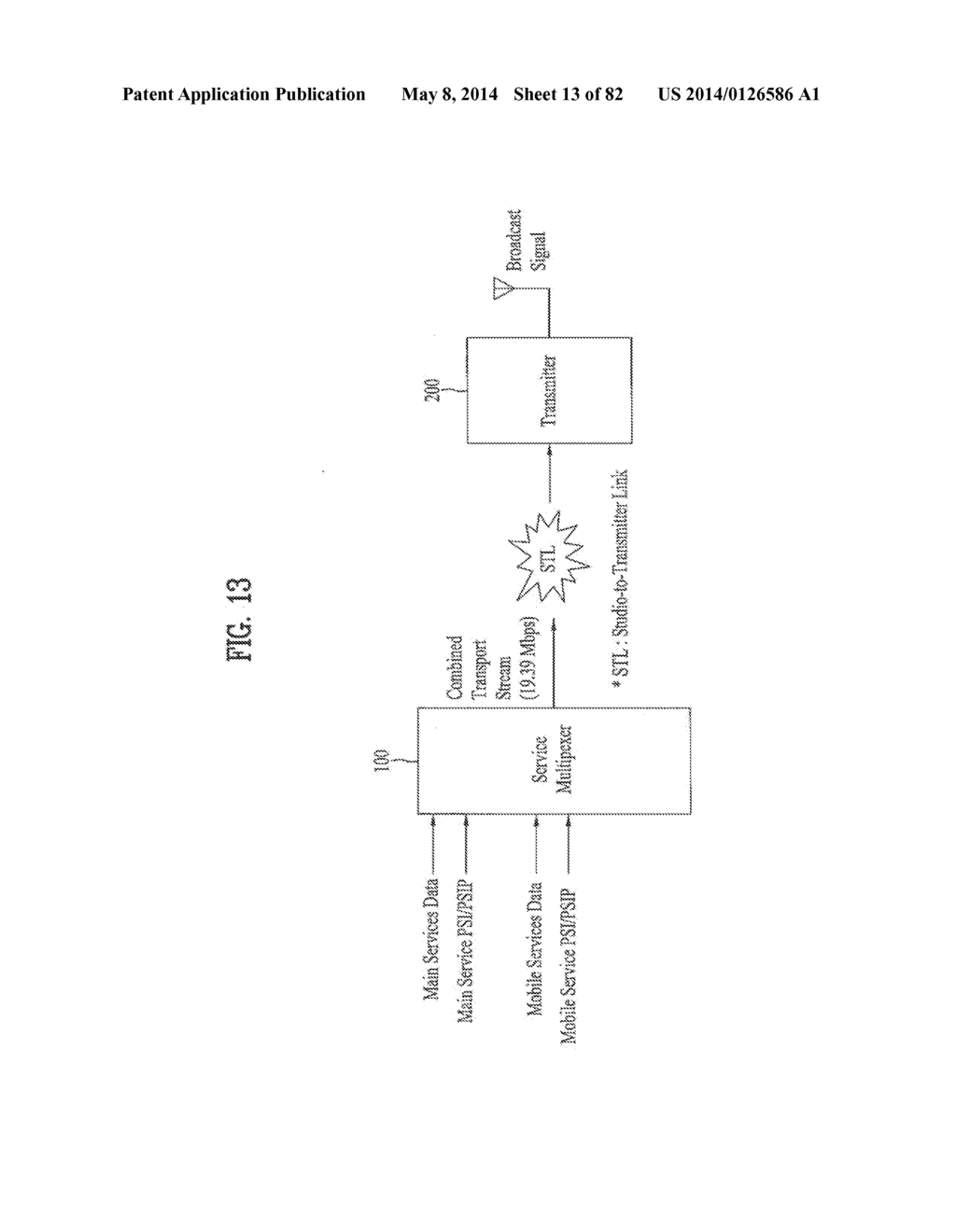 DIGITAL BROADCAST SYSTEM FOR TRANSMITTING/RECEIVING DIGITAL BROADCAST     DATA, AND DATA PROCESSING METHOD FOR USE IN THE SAME - diagram, schematic, and image 14