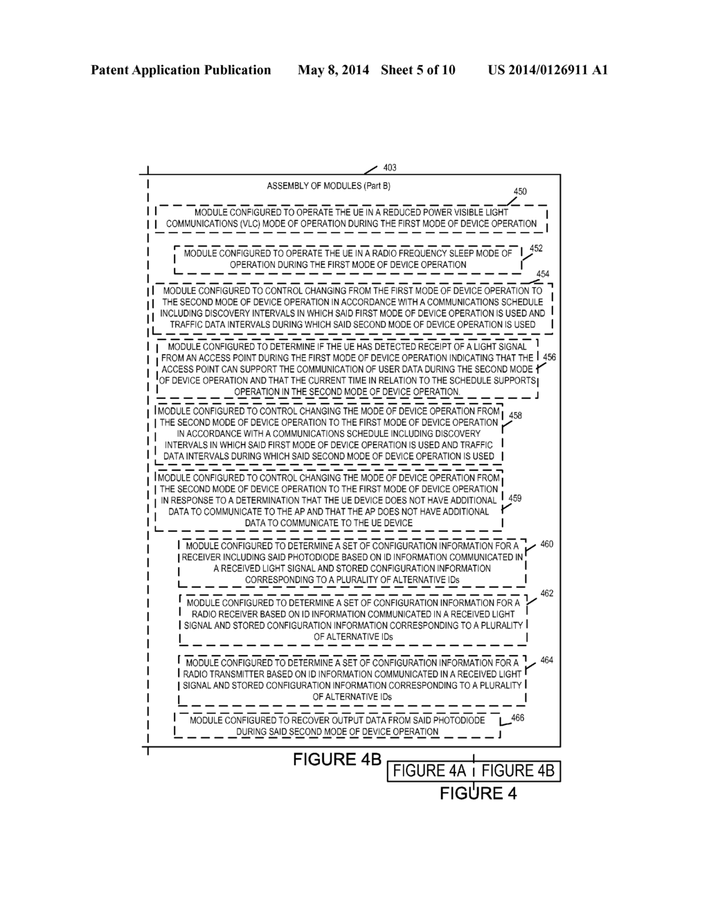 METHODS AND APPARATUS FOR COMMUNICATING INFORMATION USING VISIBLE LIGHT     SIGNALS AND/OR RADIO SIGNALS - diagram, schematic, and image 06