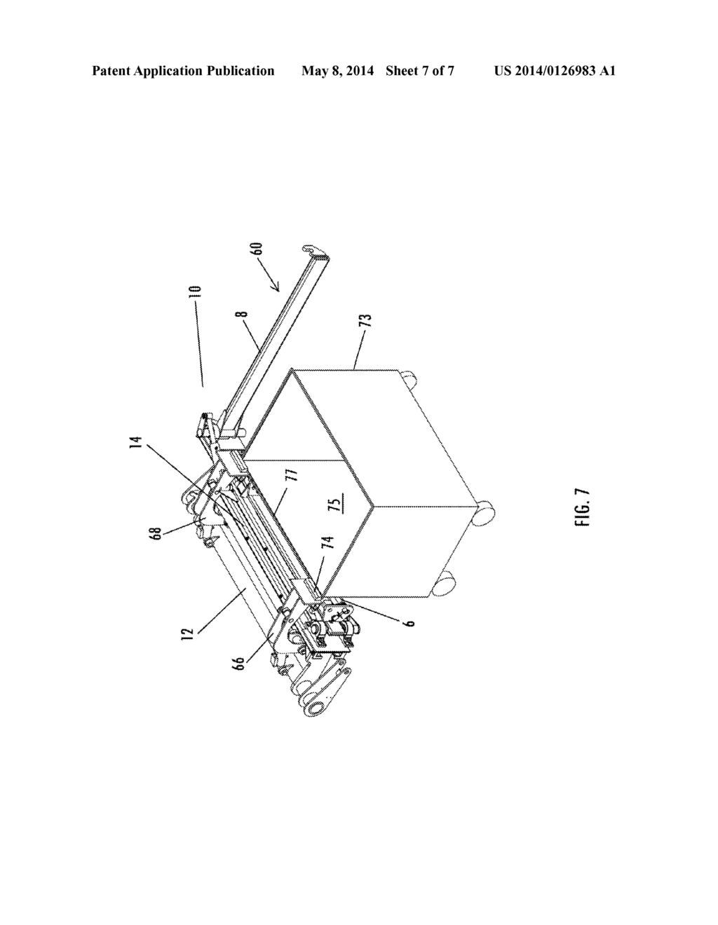 FRONT LOAD FORK ASSEMBLY FOR SIDE LOAD OR REAR LOAD CONTAINERS - diagram, schematic, and image 08