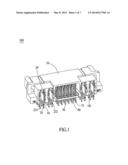 ELECTRICAL CONNECTOR WITH IMPROVED RETENTION STRUCTURE diagram and image