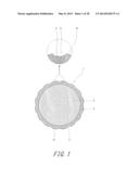 PROCESS FOR DESIGNING RUGGED PATTERN ON GOLF BALL SURFACE diagram and image