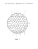 PROCESS FOR DESIGNING RUGGED PATTERN ON GOLF BALL SURFACE diagram and image