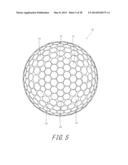 PROCESS FOR DESIGNING RUGGED PATTERN ON GOLF BALL SURFACE diagram and image