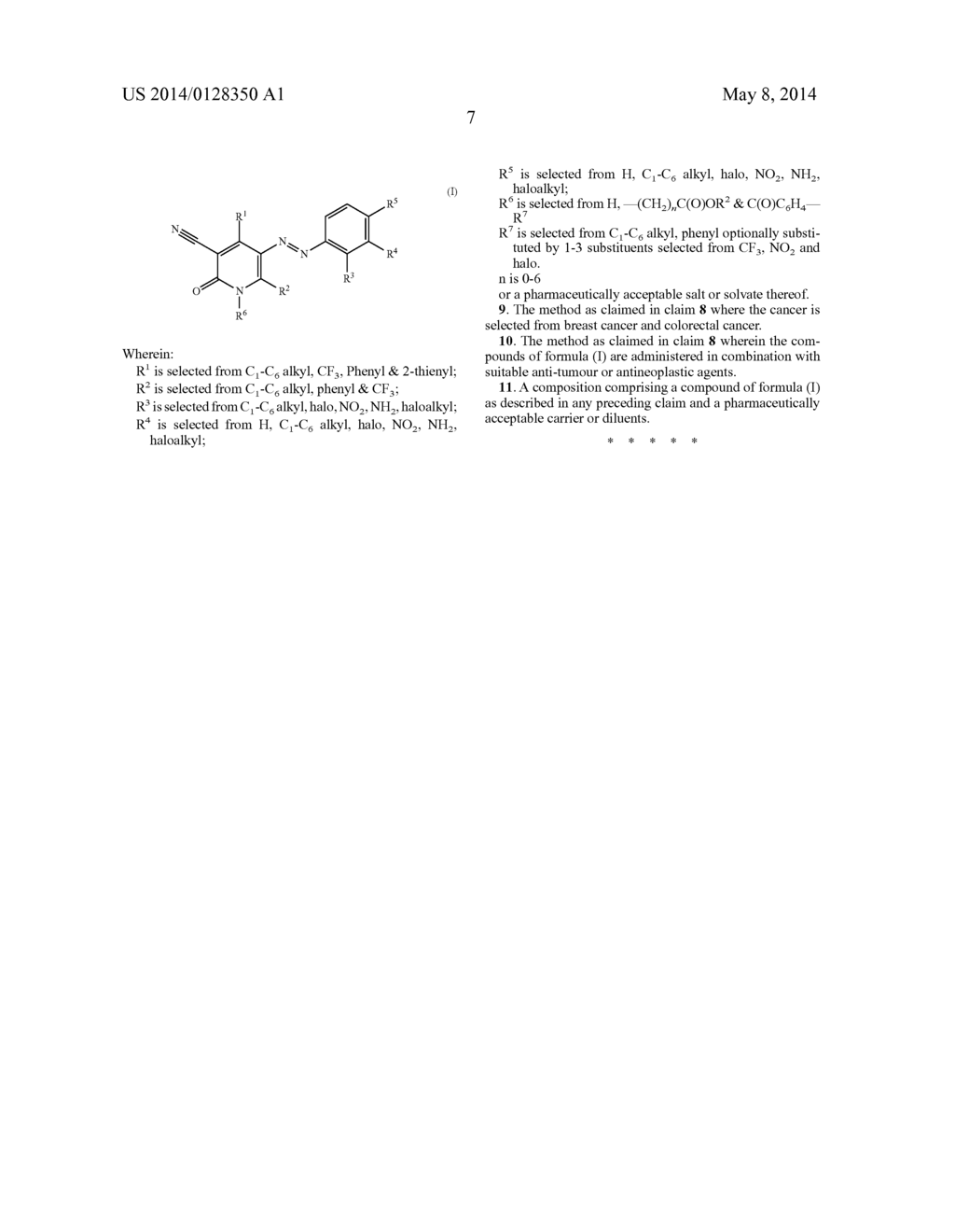 Substituted Pyridine Derivatives Useful In The Treatment Of Cancer - diagram, schematic, and image 08