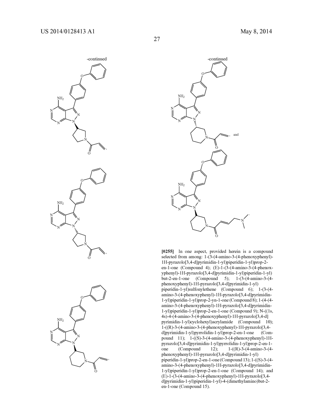 INHIBITORS OF BRUTON'S TYROSINE KINASE - diagram, schematic, and image 36