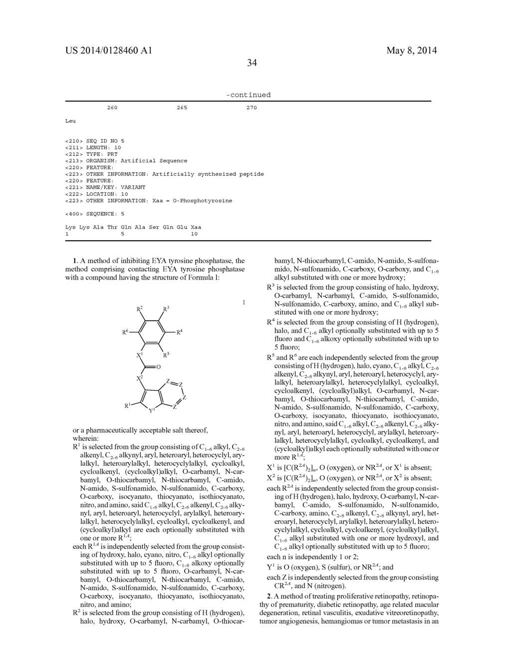 USE OF SMALL MOLECULE INHIBITORS TARGETING EYA TYROSINE PHOSPHATASE - diagram, schematic, and image 47