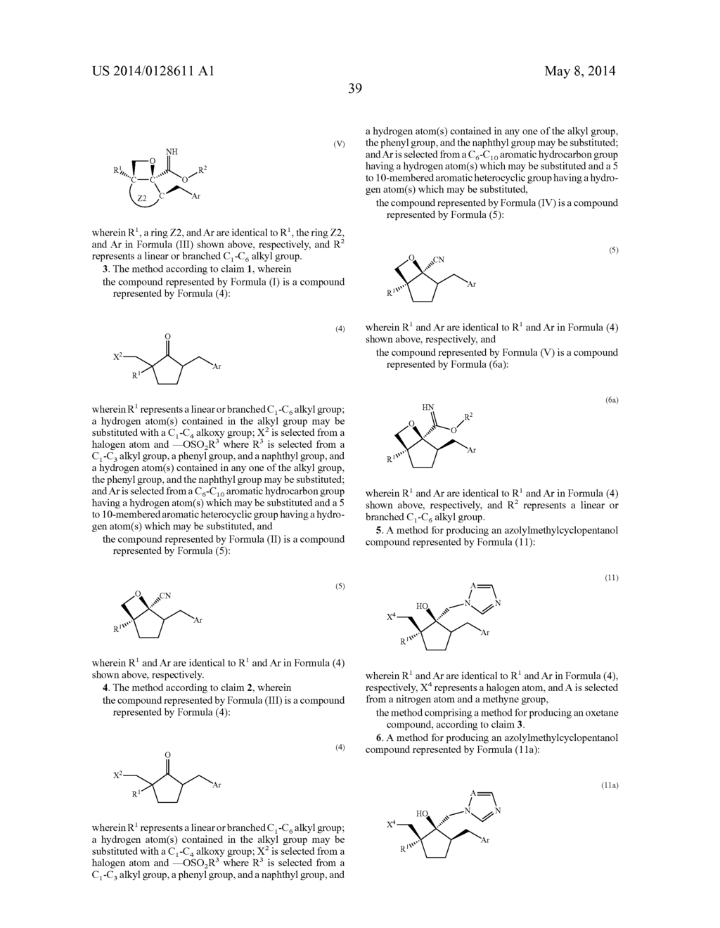 METHOD FOR MANUFACTURING OXETANE COMPOUND, METHOD FOR MANUFACTURING     AZOLYLMETHYLCYCLOPENTANOL COMPOUND, AND INTERMEDIATE COMPOUND - diagram, schematic, and image 40