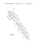 BONE PLATE WITH SUTURE HOLES FOR SOFT TISSUE REATTACHMENTS ON THE     DIAPHYSEAL REGION OF THE PLATE diagram and image