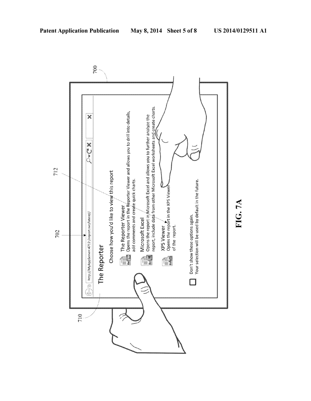 ON-DEMAND VIEWING OF A REPORT WITH SECURITY PERMISSIONS - diagram, schematic, and image 06