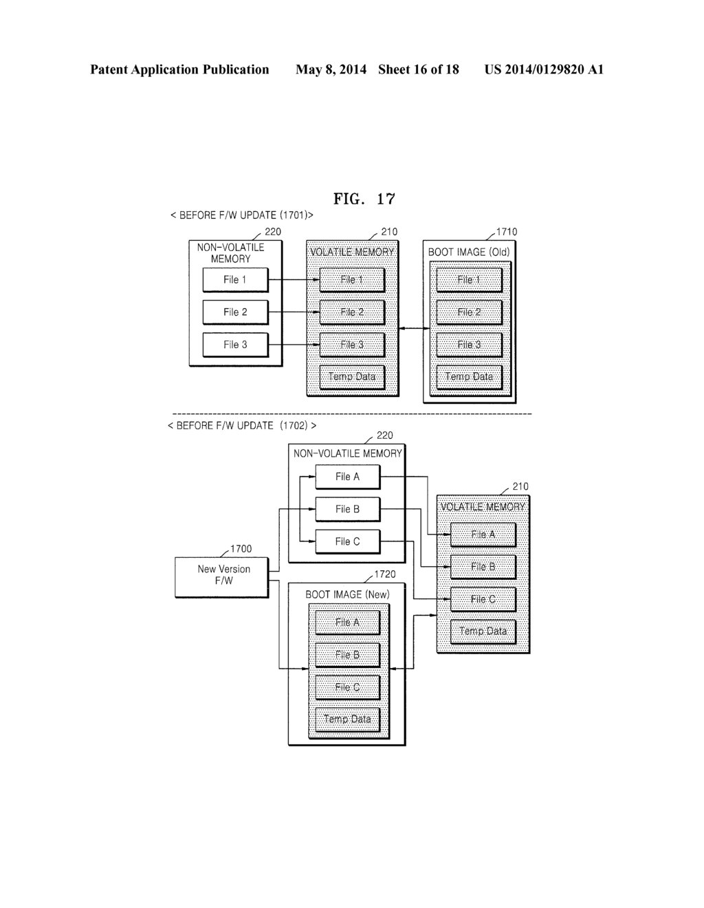 METHOD OF UPDATING BOOT IMAGE FOR FAST BOOTING AND IMAGE FORMING APPARATUS     FOR PERFORMING THE SAME - diagram, schematic, and image 17