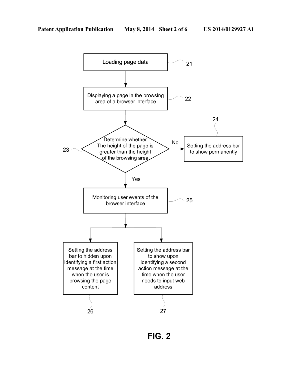 PAGE BROWSING METHOD AND BROWSER - diagram, schematic, and image 03