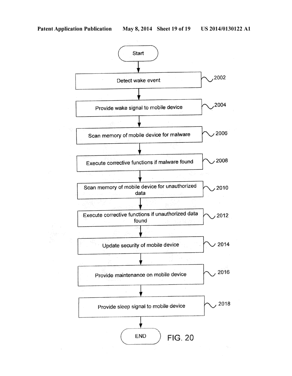 SYSTEMS AND METHODS FOR PROVIDING SECURITY SERVICES DURING POWER     MANAGEMENT MODE - diagram, schematic, and image 20