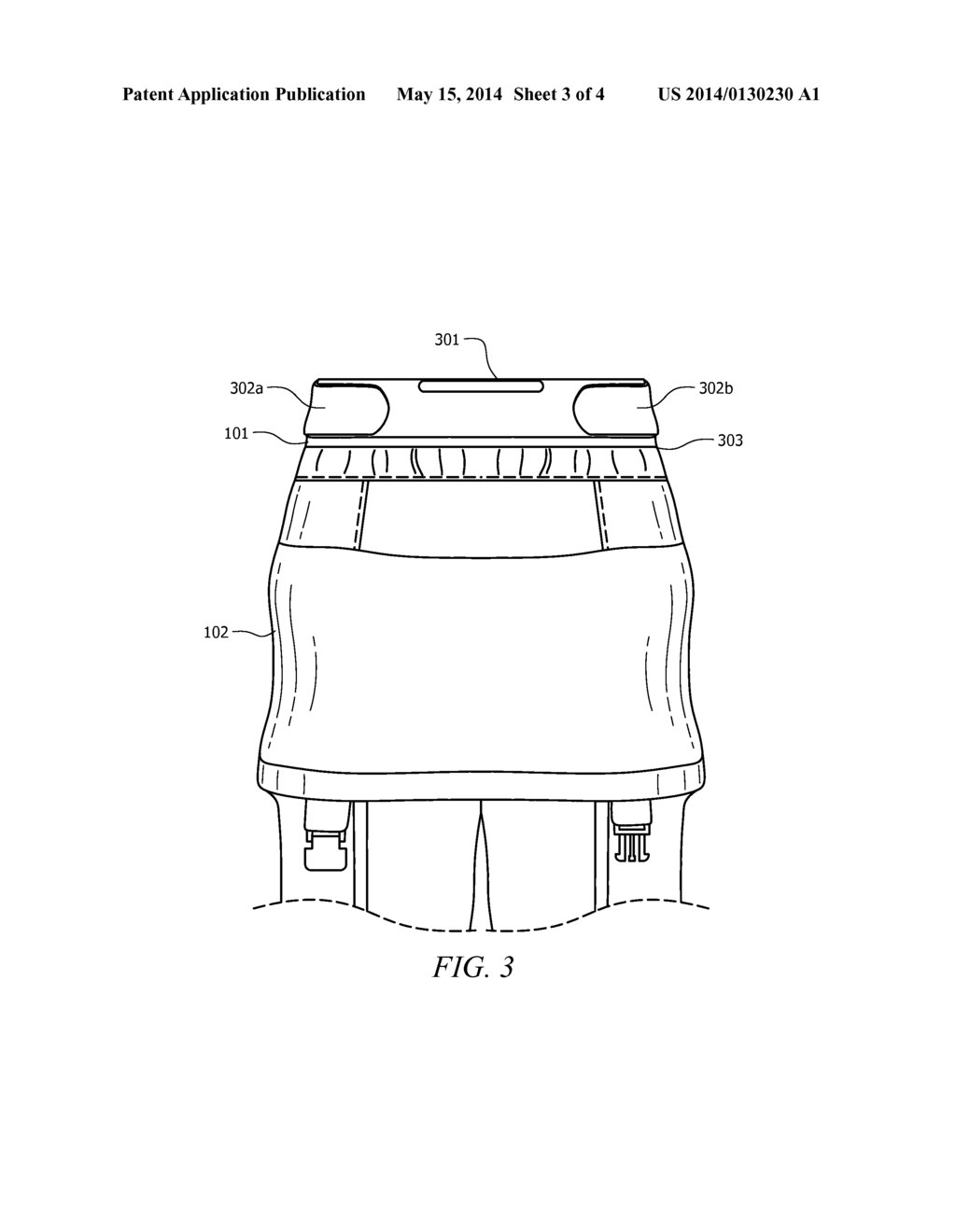 WATER-RESISTANT WADERS INCORPORATING A WAIST LOCK SYSTEM - diagram, schematic, and image 04