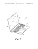LAPTOP KEYBOARD TILTING ASSEMBLY diagram and image