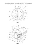 DEVICE FOR FASTENING A WINDOW BLIND diagram and image