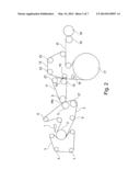 METHOD AND A MACHINE FOR PRODUCING A STRUCTURED FIBROUS WEB OF PAPER diagram and image